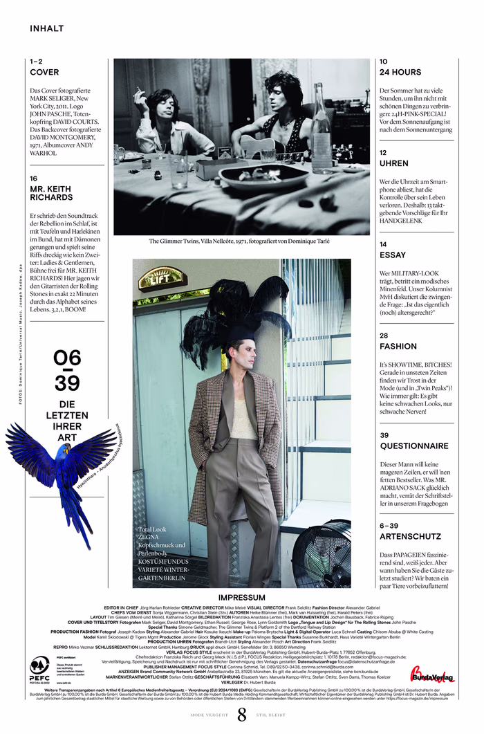 Focus Style Magazine. High Fashion and High Class Journalism